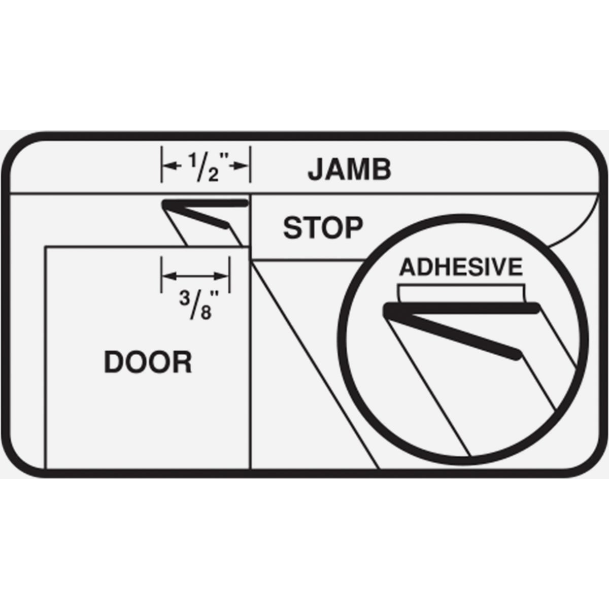 M-D Building Products 17 Ft. White V-Flex Weatherseal Image 2