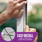 M-D Building Products 17 Ft. Gray Pile Replacement Weatherseal for Storm Doors & Windows Image 3