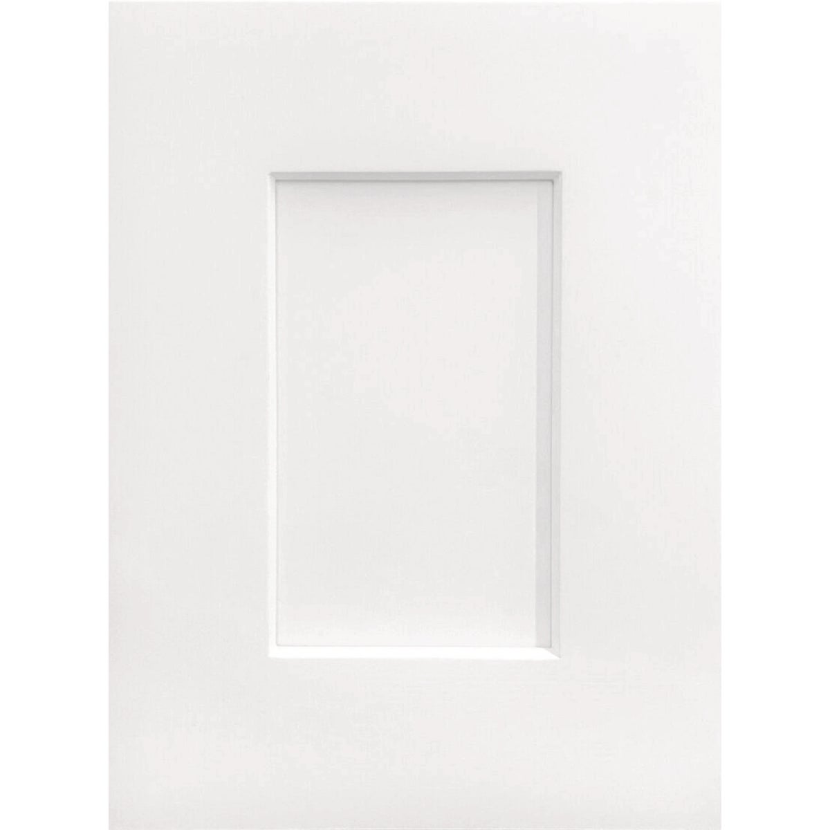 CraftMark Plymouth Shaker 18 In. W x 12 In. D x 30 In. H Ready To Assemble White Wall Kitchen Cabinet Image 2
