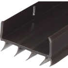 M-D Building Products 2 In. W. x 1.125 In. H. x 36 In. L. Vinyl Brown Door Bottom Image 6