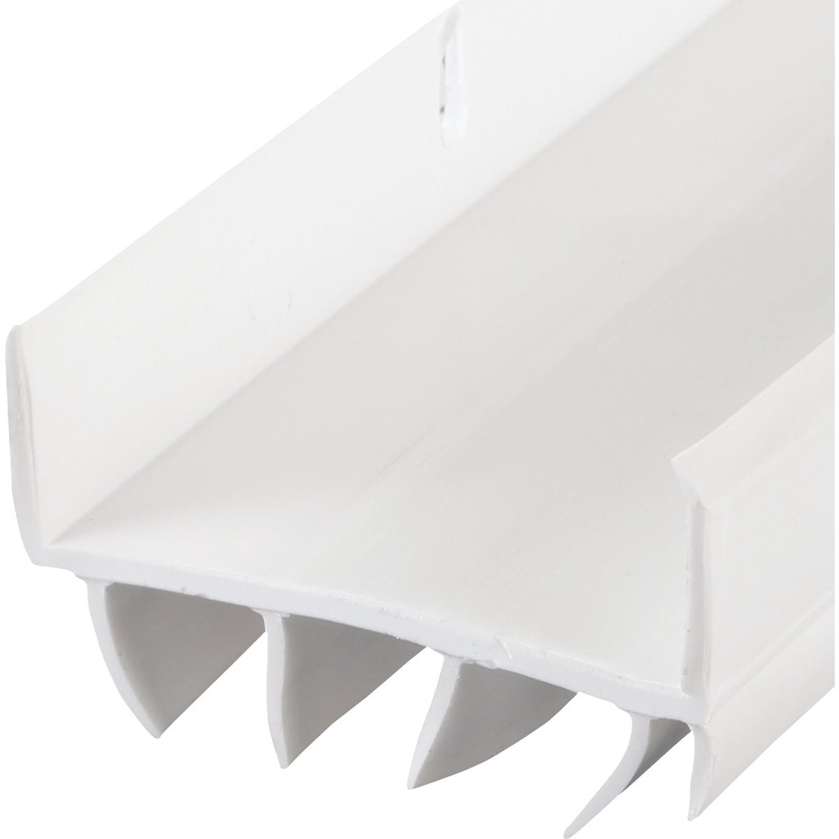 M-D Building Products 2 In. W. x 1.125 In. H. x 36 In. L. Vinyl White Door Bottom Image 6