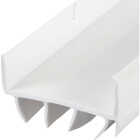 M-D Building Products 2 In. W. x 1.125 In. H. x 36 In. L. Vinyl White Door Bottom Image 6