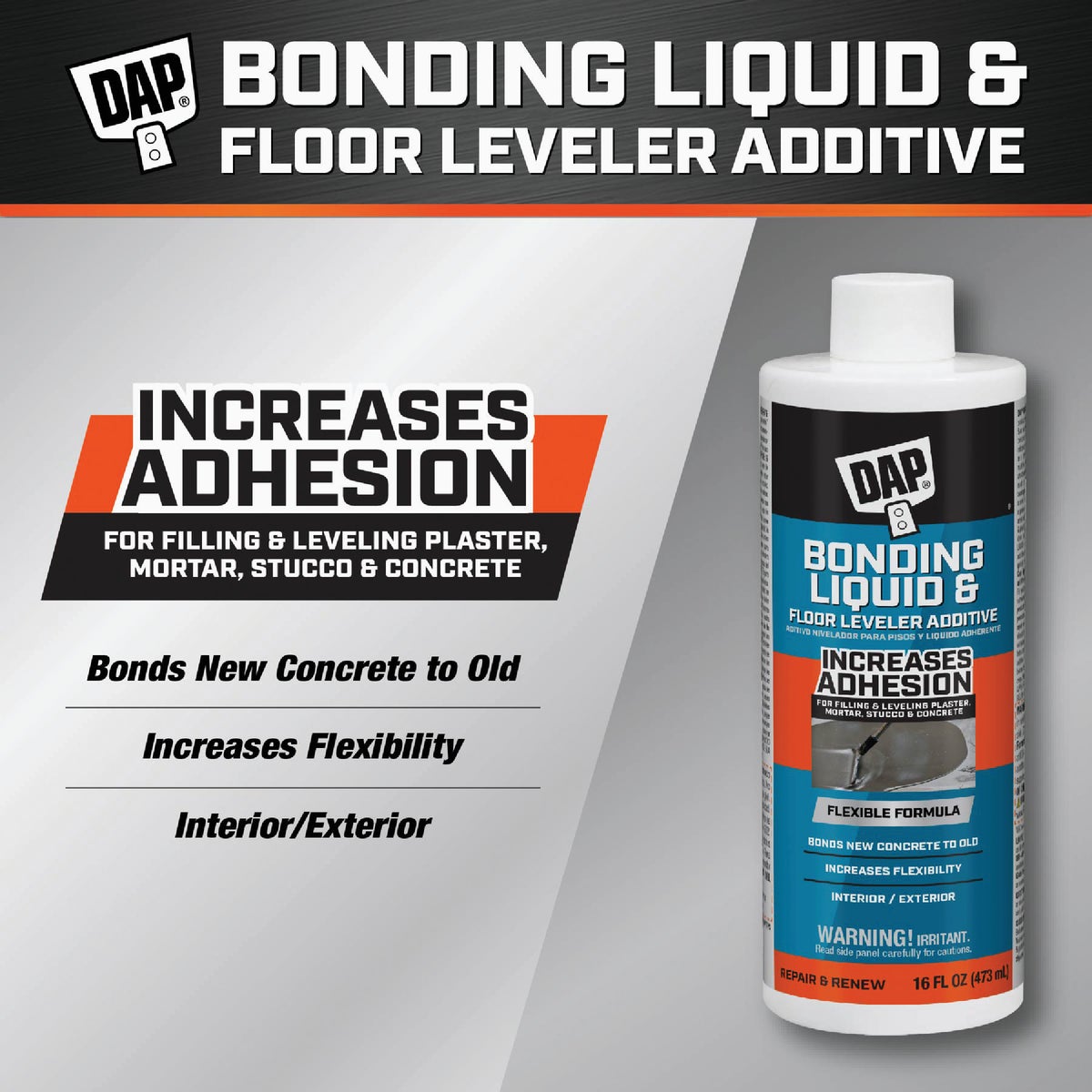 Dap 1 Pt. Bonding Liquid & Floor Leveler Additive, White Image 3