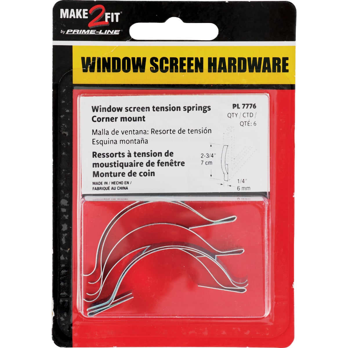 Prime-Line 1/4 In. Flat Spring (6-Pack) Image 2