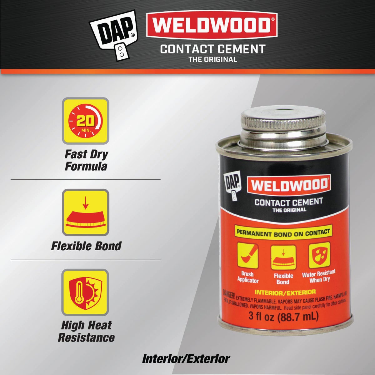 DAP Weldwood 3 Oz. Liquid Contact Cement Image 2