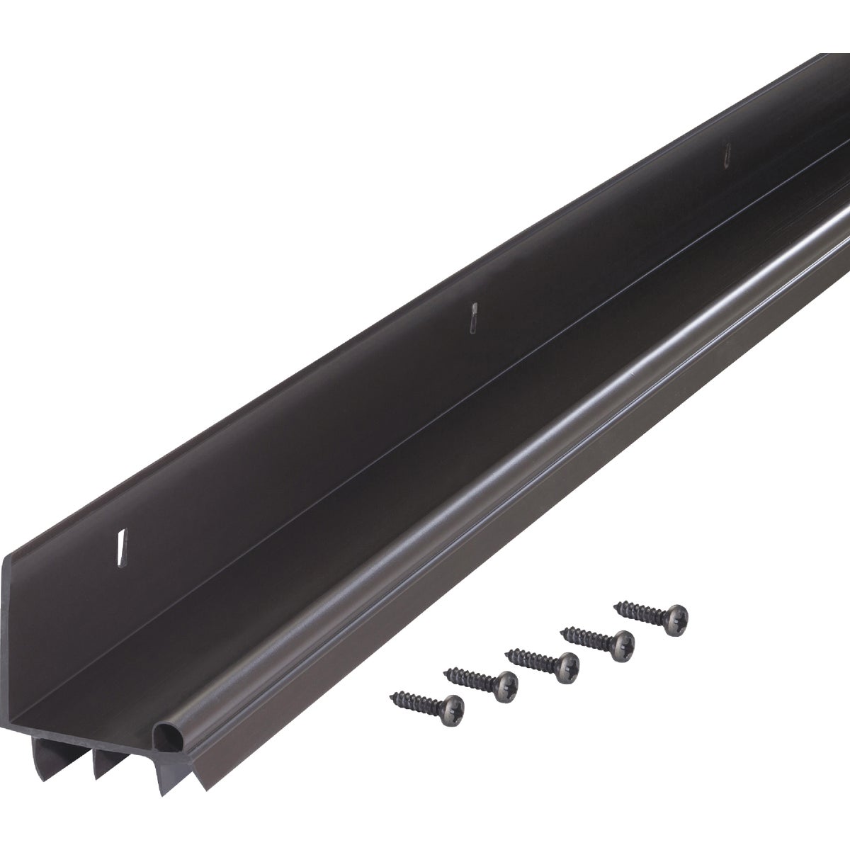 M-D Building Products 2 In. W. x 2 In. H. x 36 In. L. Vinyl Brown Door Bottom Image 7