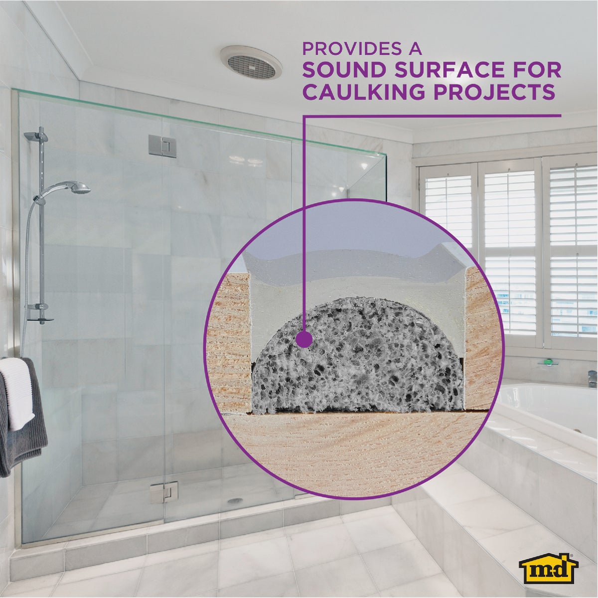 M-D Building Products 20 Ft. Gray Foam Backer Rod for Medium 1/2 In. Gaps and Joints Image 4