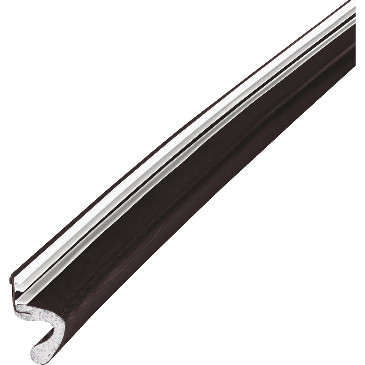 M-D Building Products 81 In. Brown Vinyl-coated Foam Top and Sides Door Seal for Doors with Kerf/Channel
