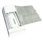 Screen Tight Original 3-1/2 In. x 8 Ft. Black Vinyl Base Component Image 1