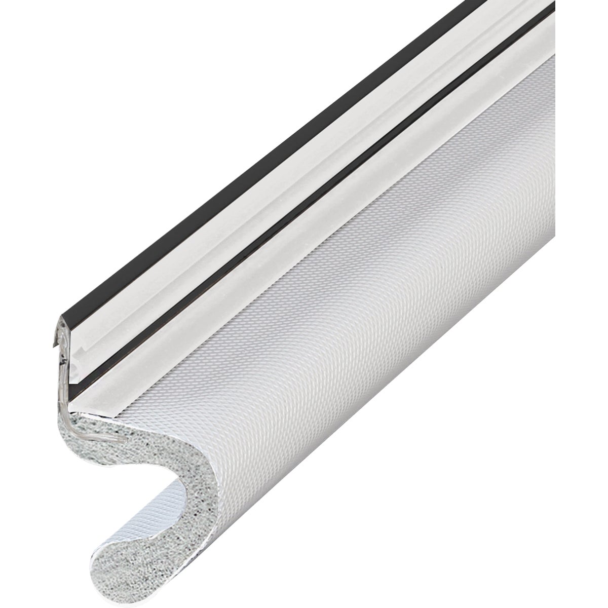 M-D Building Products 81 In. White Vinyl-coated Foam Top and Sides Door Seal for Doors with Kerf/Channel Image 8