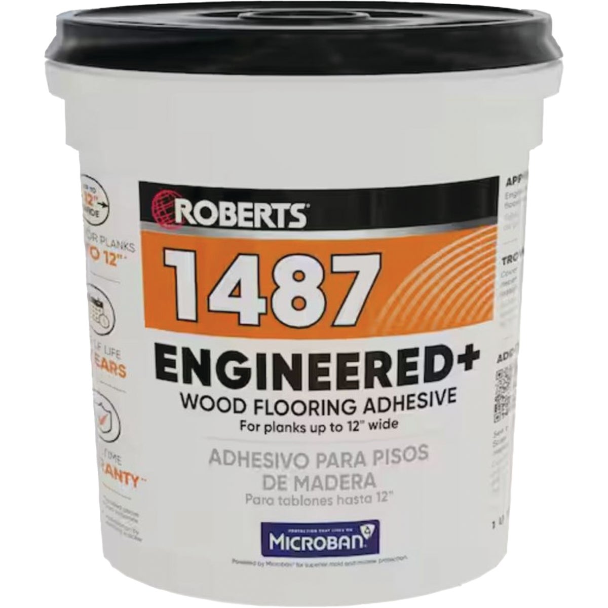 Roberts 1487 Engineered+ Wood Flooring Adhesive, 1 Gal.