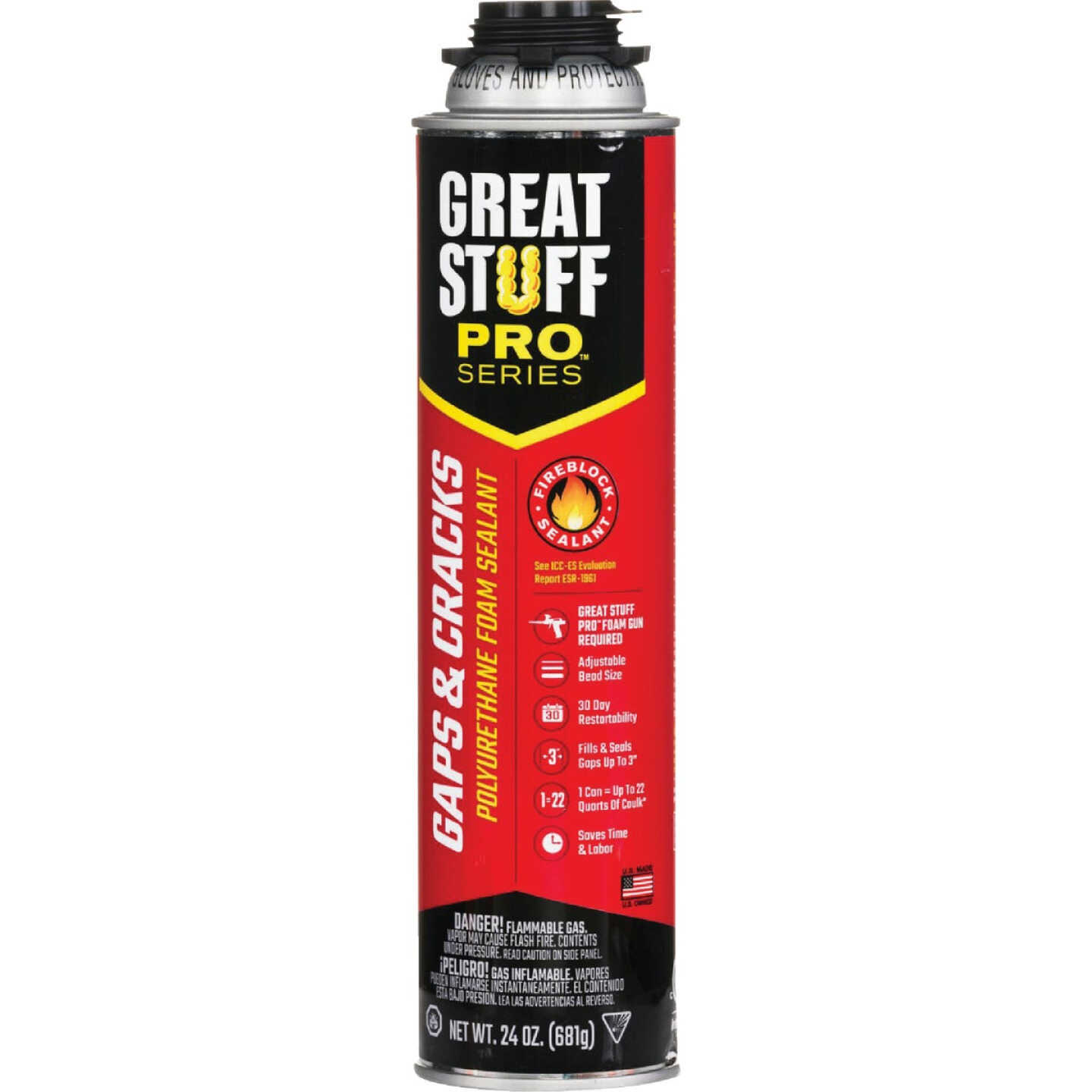 Great Stuff Pro Gaps & Cracks 24 Oz. Gun Foam Image 1
