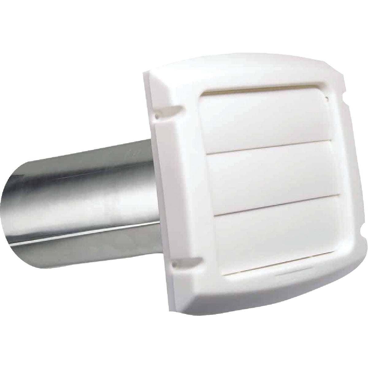 Dundas Jafine ProVent 6 In. White Louvered Dryer Vent Hood Image 3