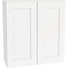 CraftMark Plymouth Shaker 24 In. W x 12 In. D x 30 In. H Ready To Assemble White Wall Kitchen Cabinet Image 1