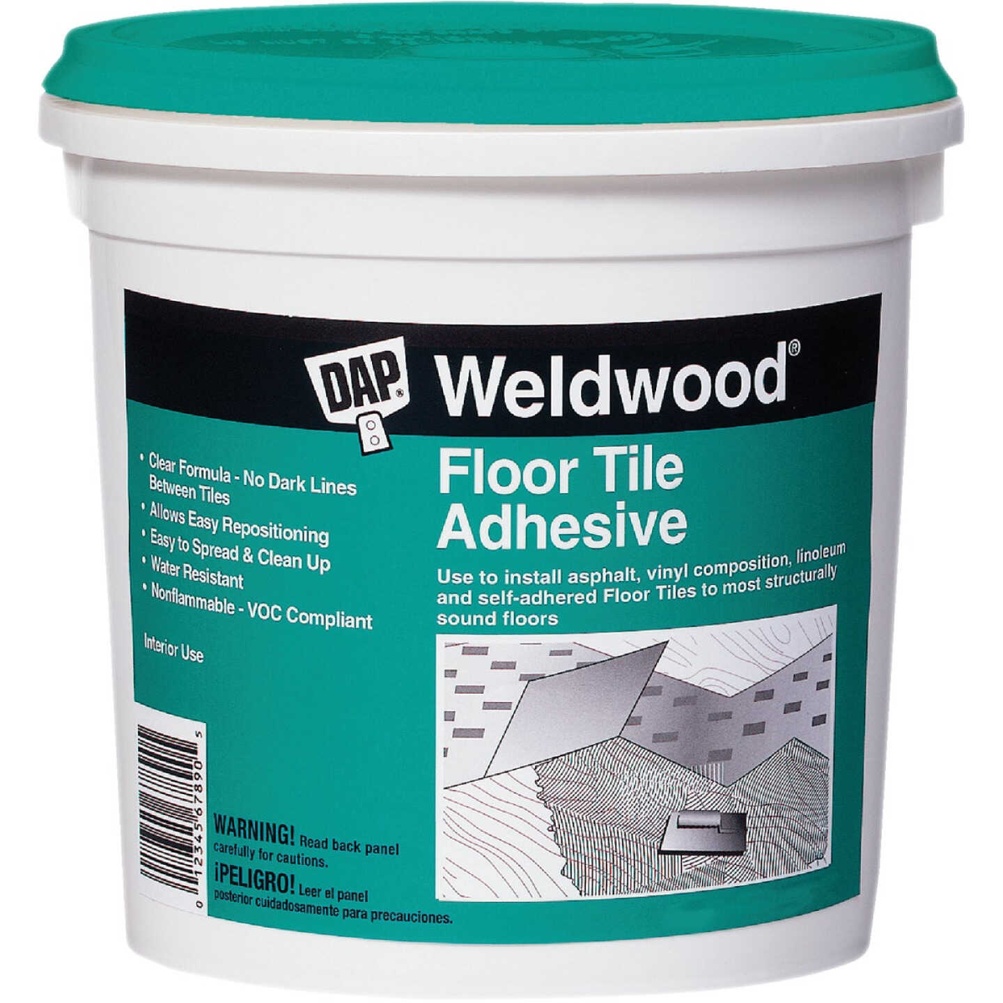DAP Weldwood 1 Qt. Floor Tile Adhesive Image 1