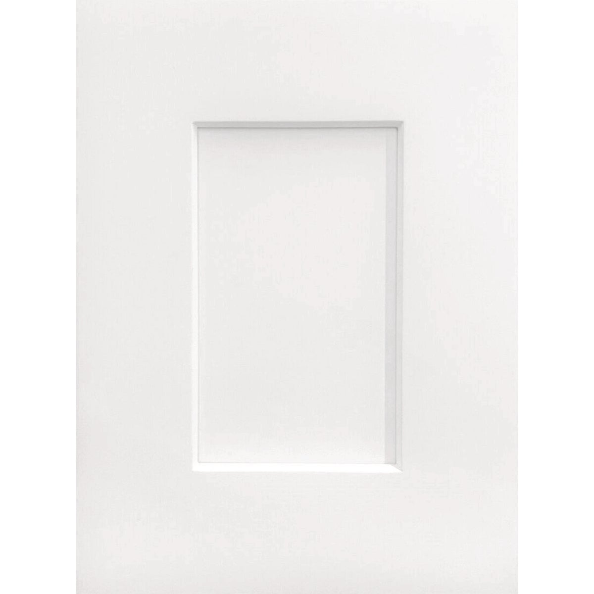 CraftMark Plymouth Shaker 30 In. W x 12 In. D x 30 In. H Ready To Assemble White Wall Kitchen Cabinet Image 3