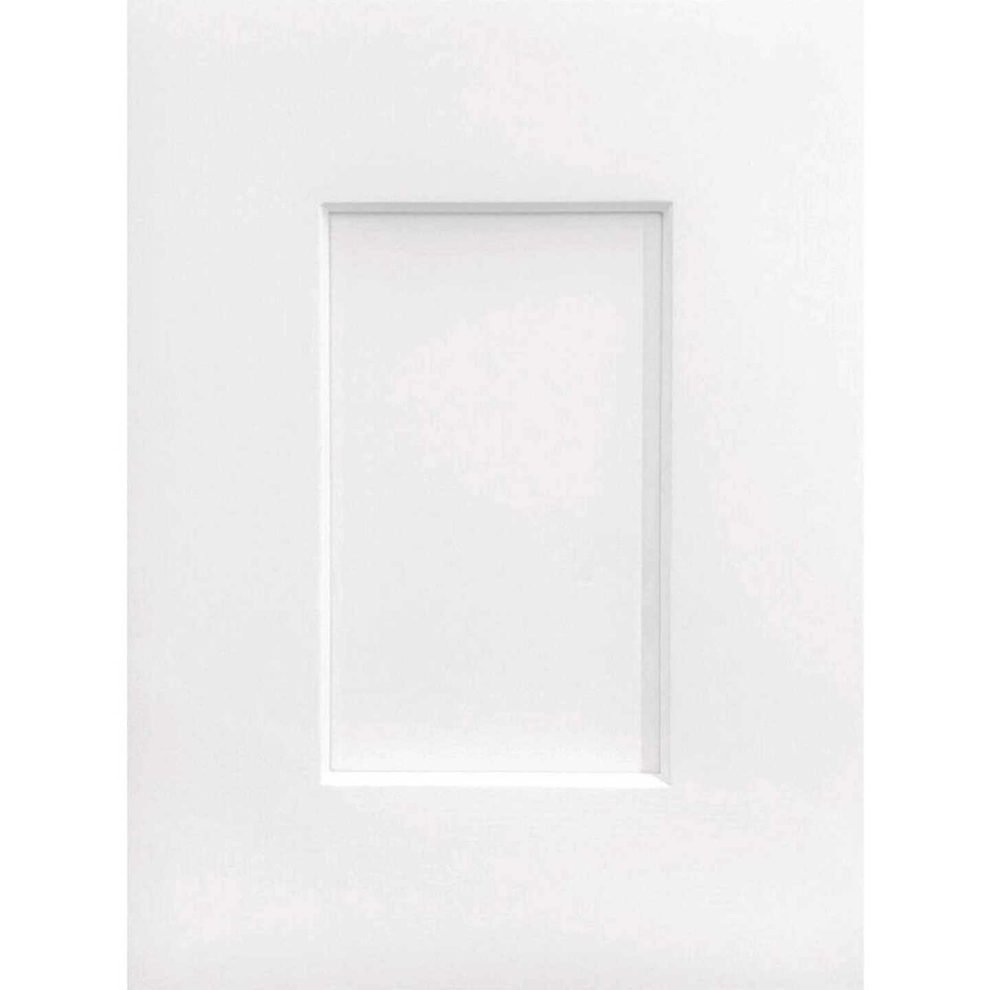 CraftMark Plymouth Shaker 30 In. W x 12 In. D x 30 In. H Ready To Assemble White Wall Kitchen Cabinet Image 3