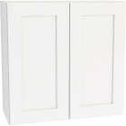 CraftMark Plymouth Shaker 30 In. W x 12 In. D x 30 In. H Ready To Assemble White Wall Kitchen Cabinet Image 1