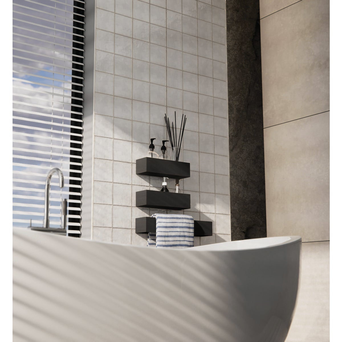 Emser Antigo Vanilla 5 In. x 5 In. Glossy Ceramic Wall Tile (12.1 Sq. Ft. per Case) Image 2