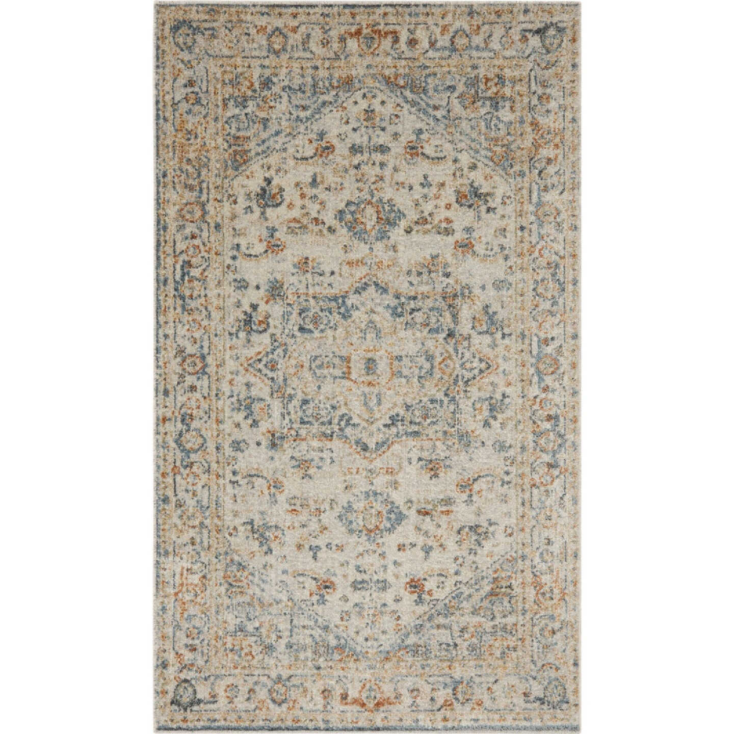 Mohawk Home Gatehouse Cream 24 In. x 96 In. Runner Image 1