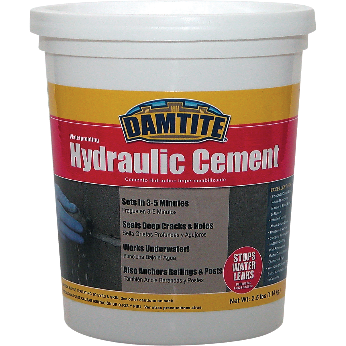 Damtite 2.5 Lb. Tub Hydraulic Cement