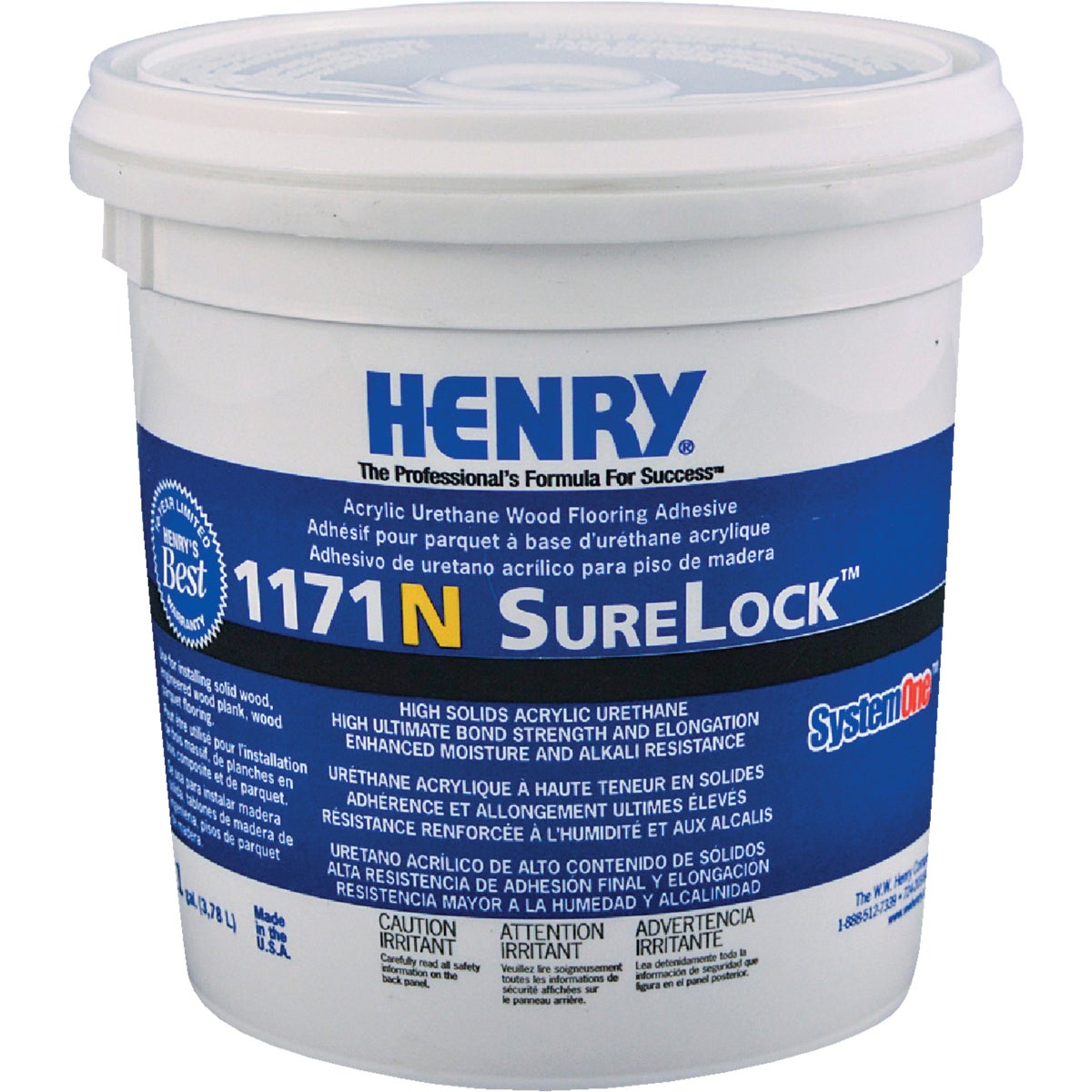 Henry SureLock Wood Floor Adhesive, 1 Gal.