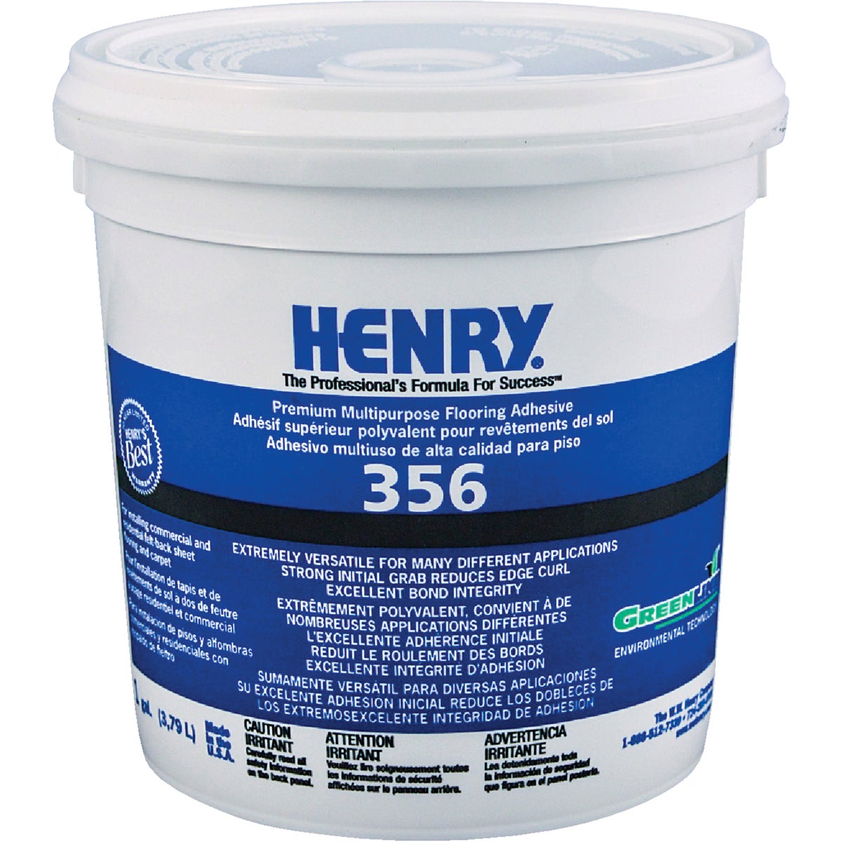 Henry 356 Felt Backed Sheet Flooring And Carpet Adhesive, 1 Gal.