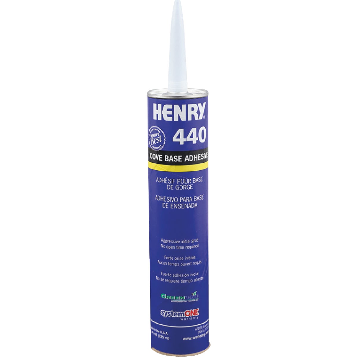 Henry Cove Base Adhesive, 11 Oz. Image 1