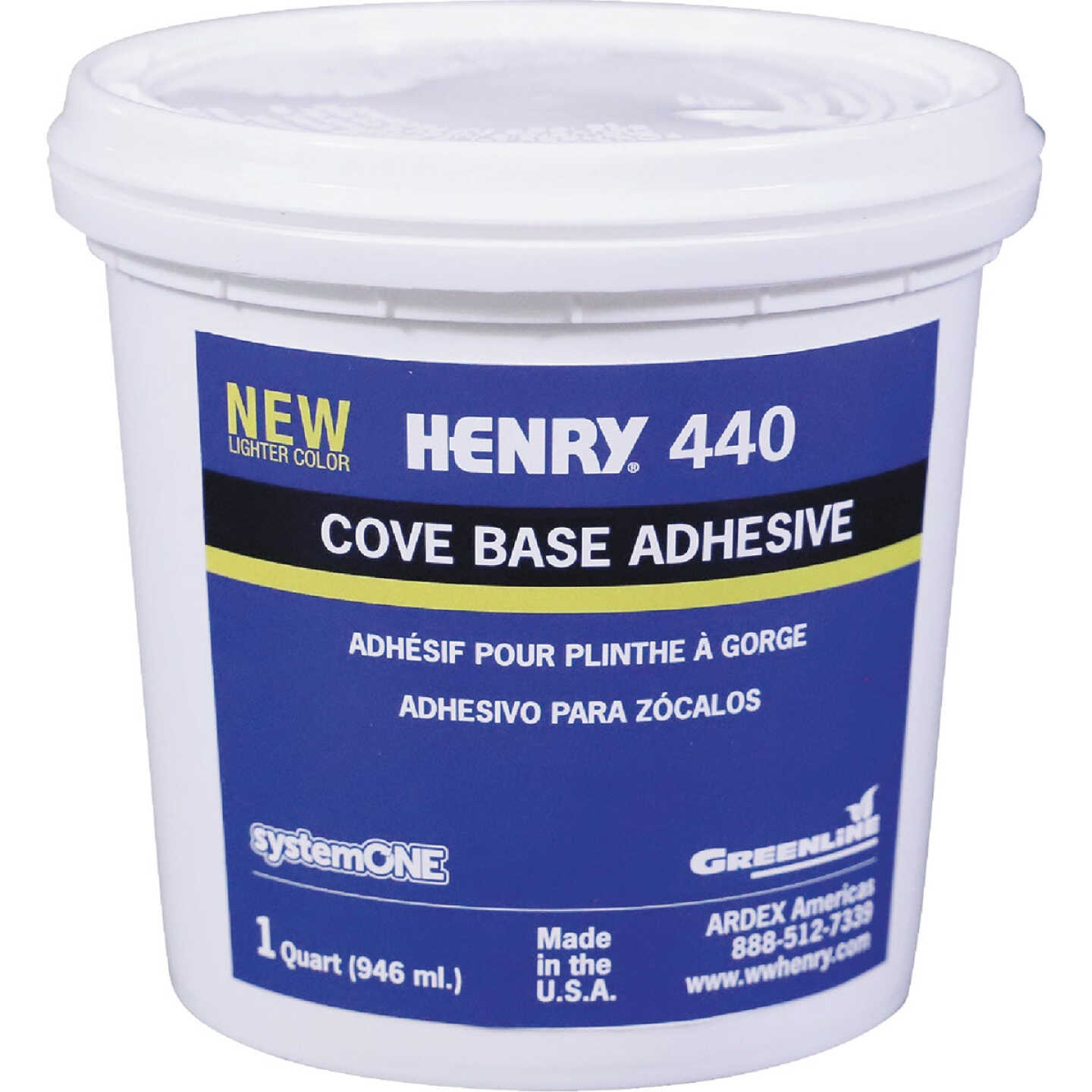 Henry Cove Base Adhesive, 1 Qt. Image 1
