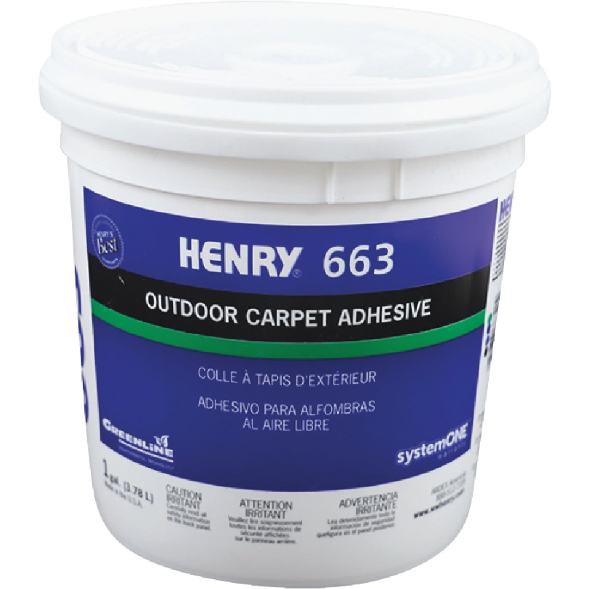 Henry Premium Outdoor Carpet Adhesive, 1 Gal.