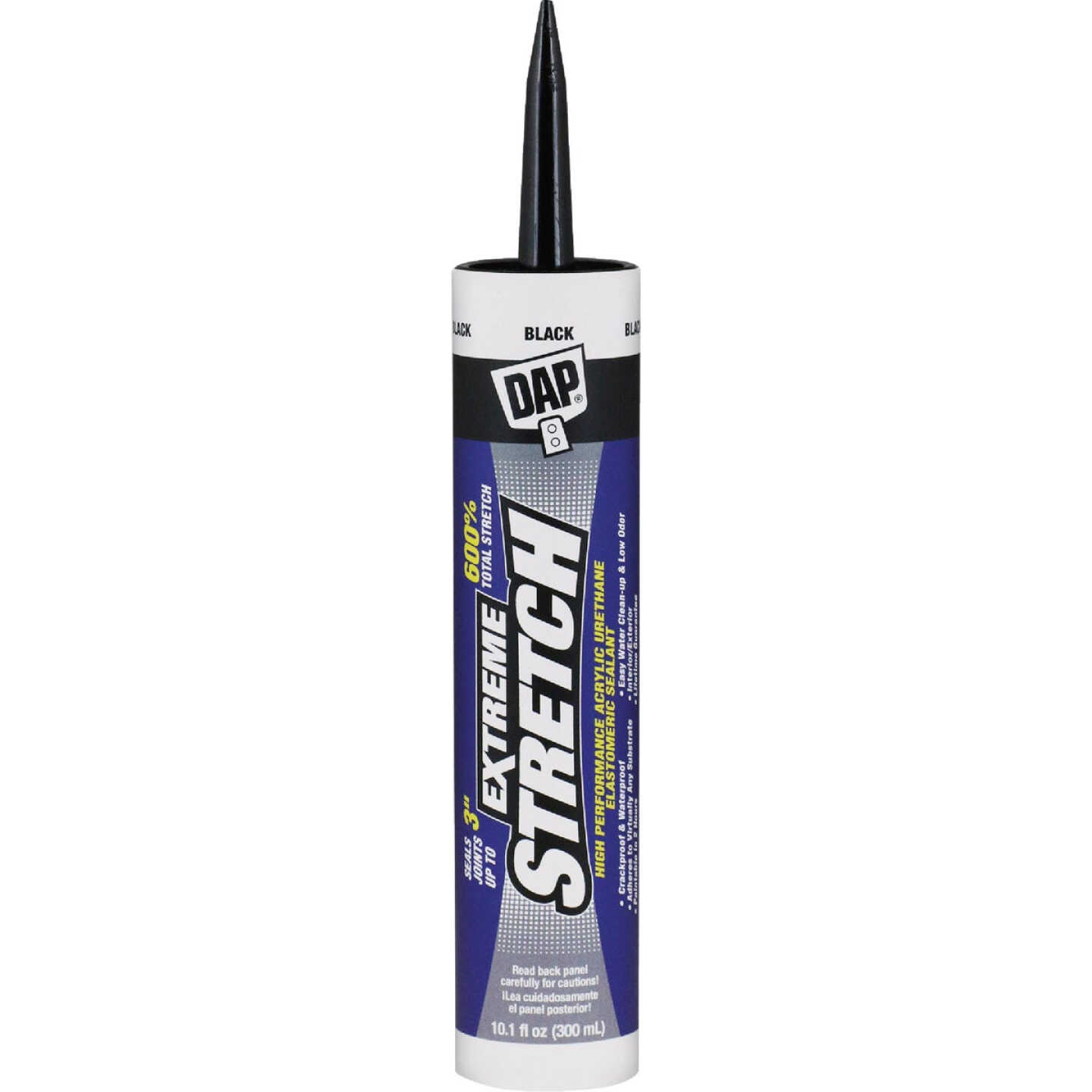 Dap Extreme Stretch 10.1 Oz. Black Acrylic Urethane Premium Elastomeric Sealant Image 1