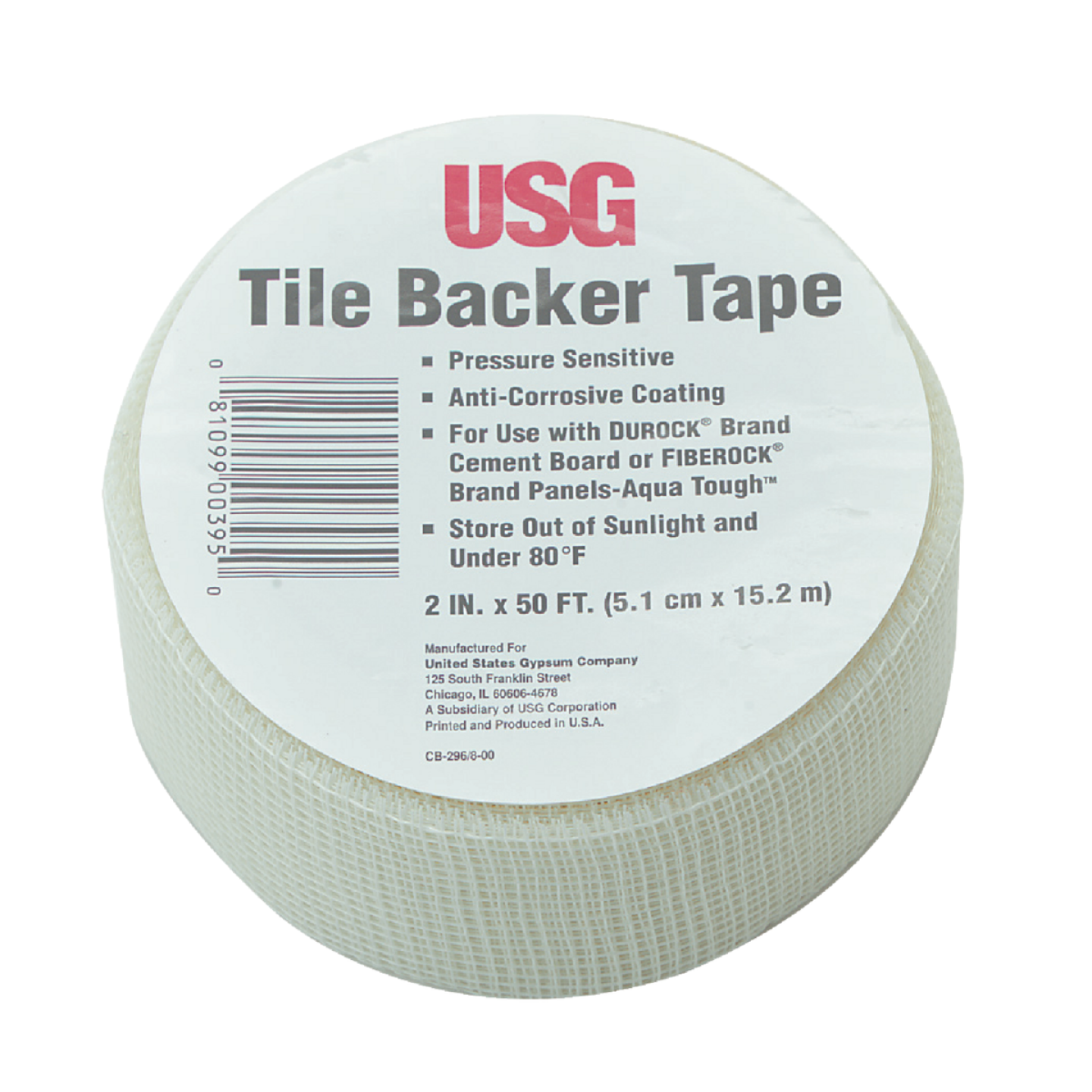 Durock 2 In. X 50 Ft. Tile Backer Interior Drywall Tape For Wet Areas Image 1
