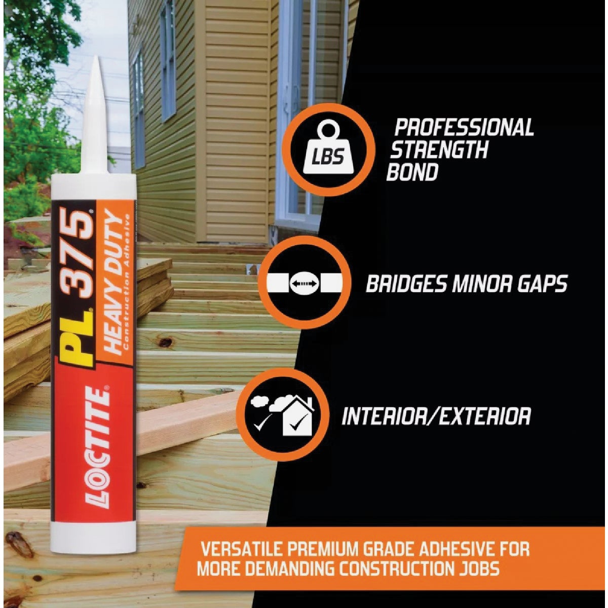 LOCTITE PL 375 28 Oz. Heavy Duty Construction Adhesive Image 4