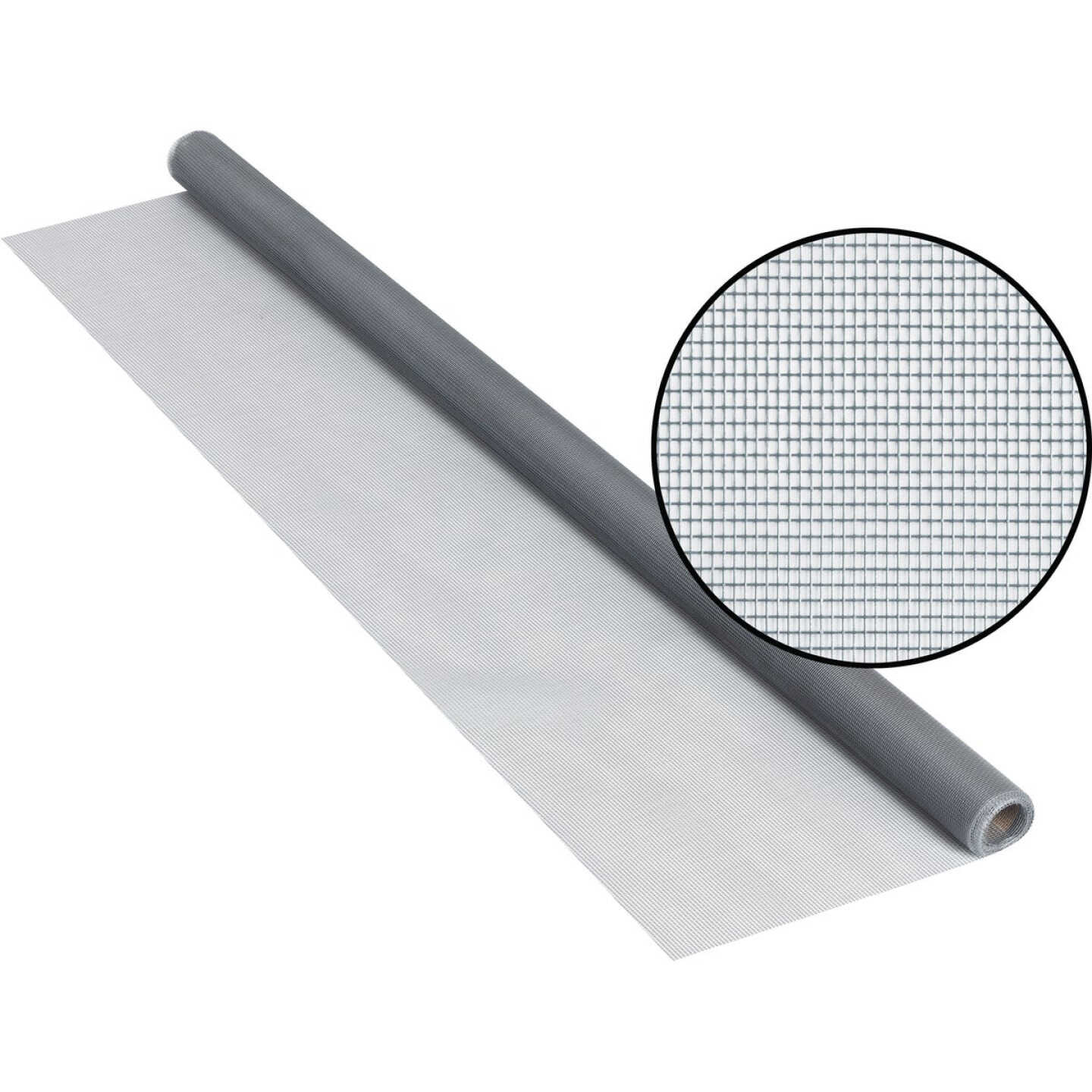 Phifer 30 In. x 84 In. Gray Fiberglass Screen Cloth Ready Rolls Image 1