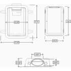 Dundas Jafine 12.05 In. W. x 17.5 In. L. x 3.45 In. D. White Dryer Wall Box Image 3