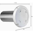 Dundas Jafine ProShield 4 In. White Plastic Dryer Vent Hood Image 4