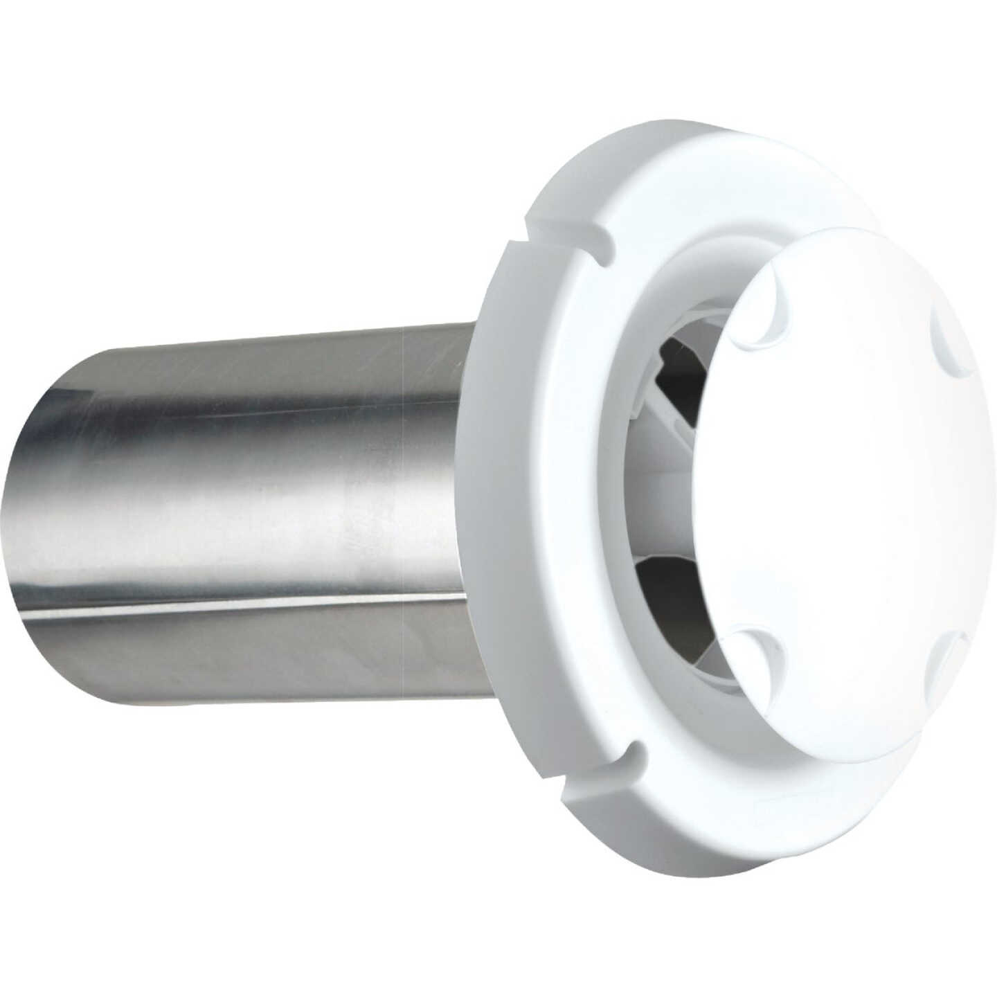 Dundas Jafine ProShield 4 In. White Plastic Dryer Vent Hood Image 5