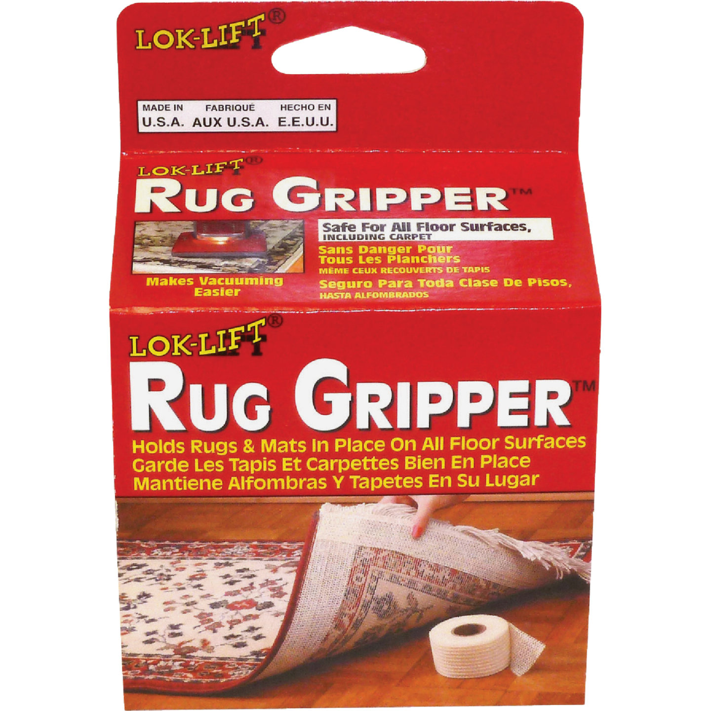 Lok-Lift Rug Gripper 2-1/2 In. x 25 Ft. Nonslip Rug Gripper Tape Image 1
