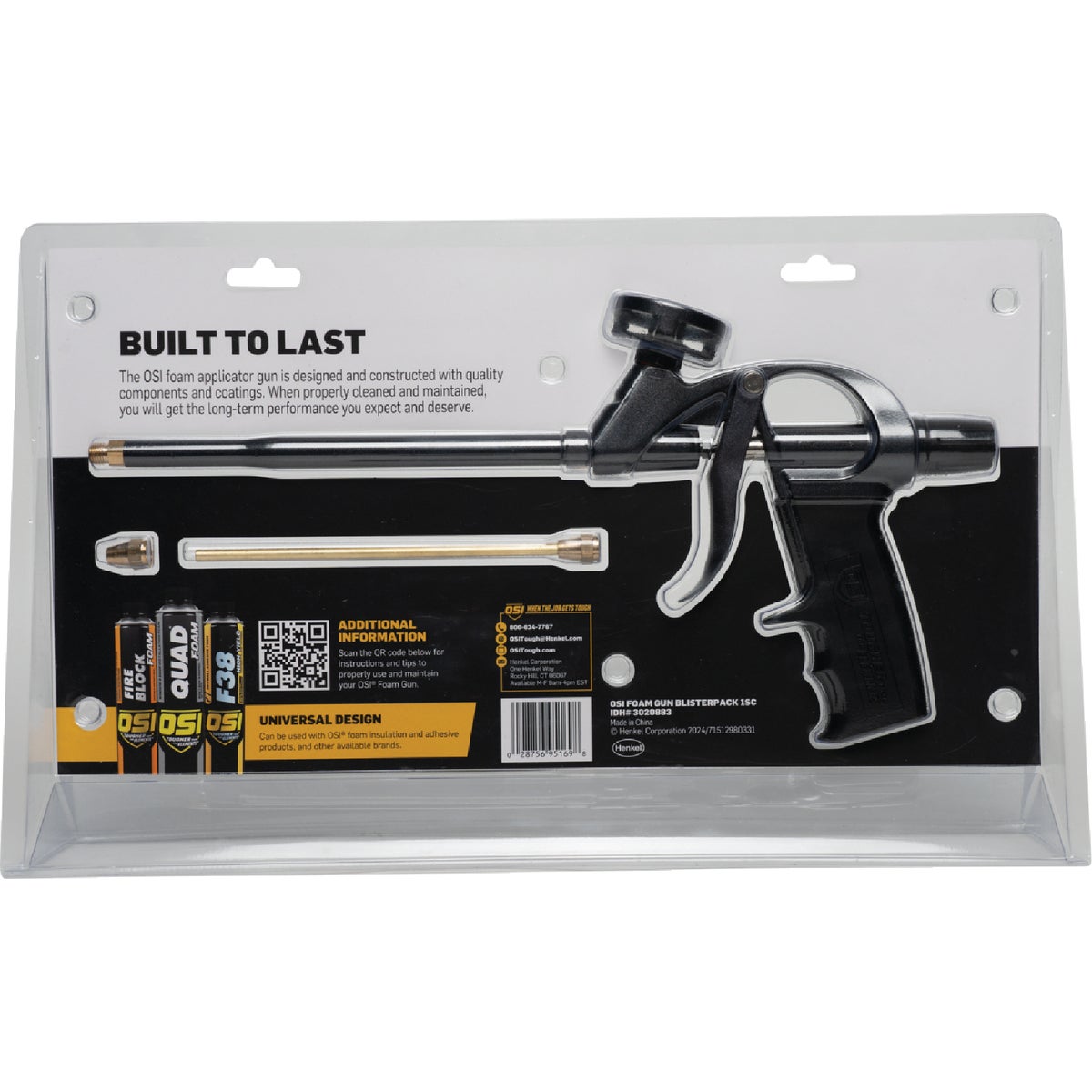 OSI Quad Metal Gun Foam Applicator Image 3