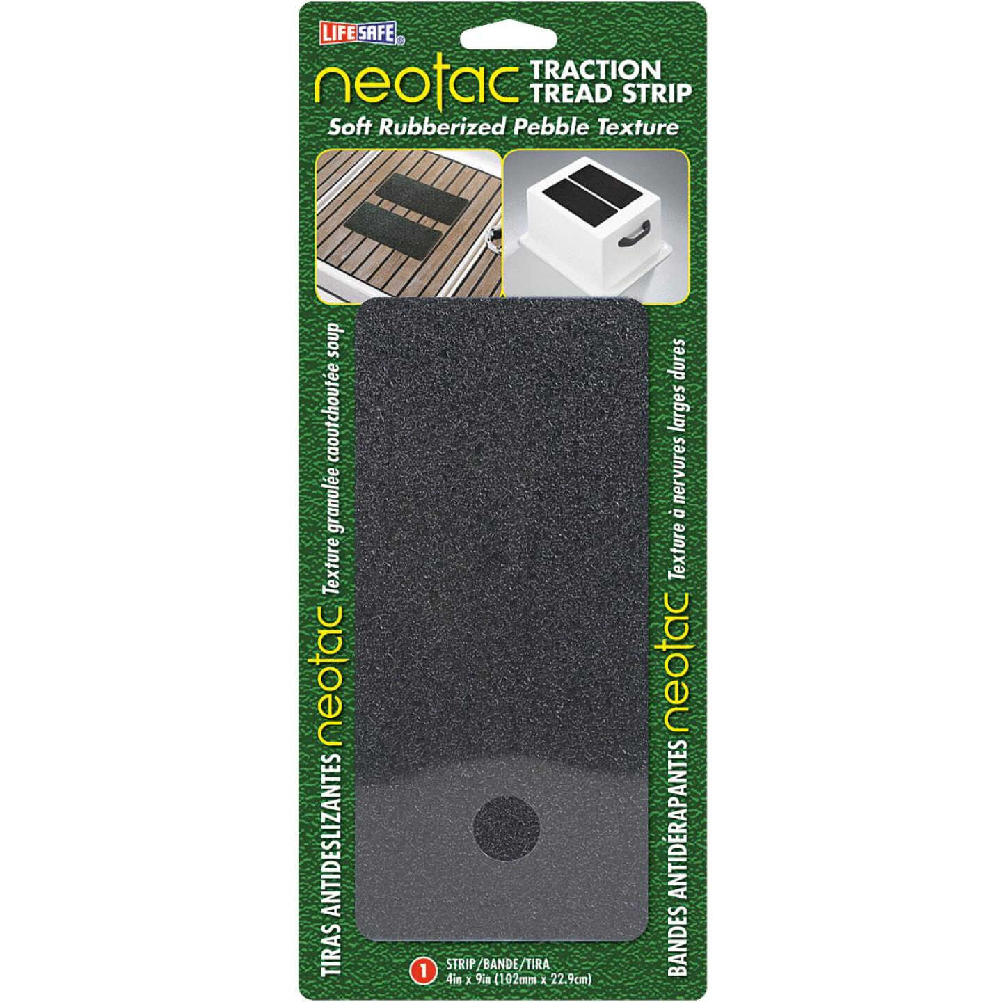 4X9 BLK SOFT PEBBL STRIP Image 1