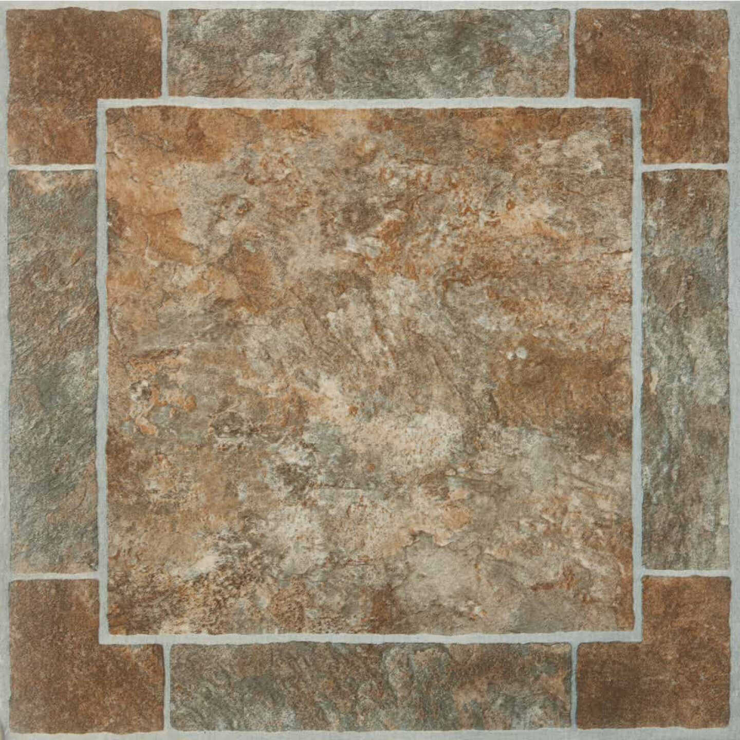 Home Impressions Venetian Paver 12 In. x 12 In. Vinyl Floor Tile (45 Sq. Ft./Box) Image 1