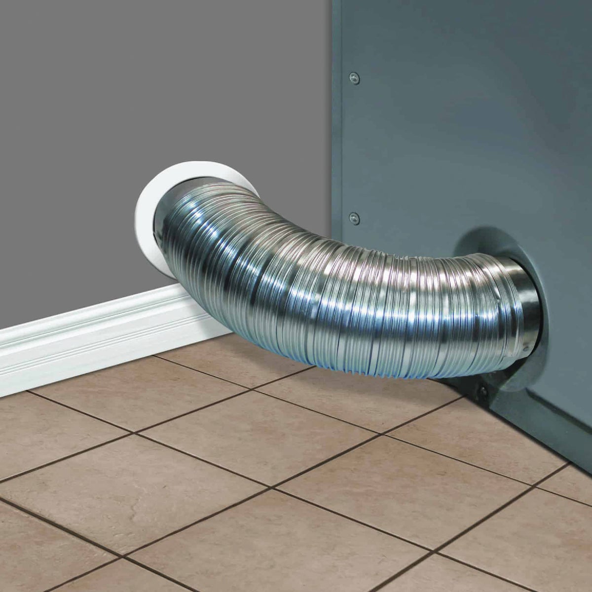 Dundas Jafine 4 In. x 8 Ft. Aluminum Semi-Rigid Dryer Duct Image 3