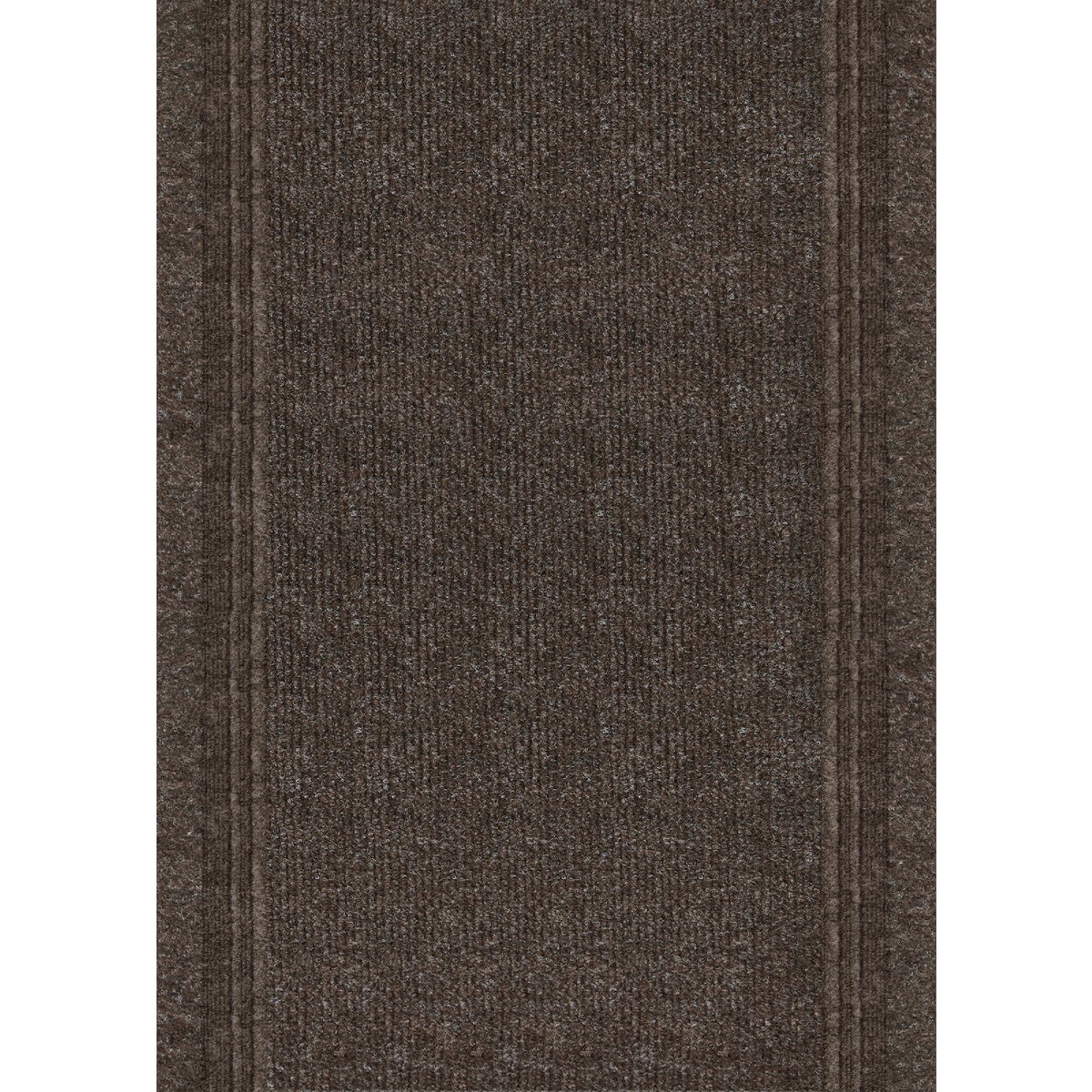 Multy Home Tracker 26 In. x 60 Ft. Brown Carpet Runner, Indoor/Outdoor 