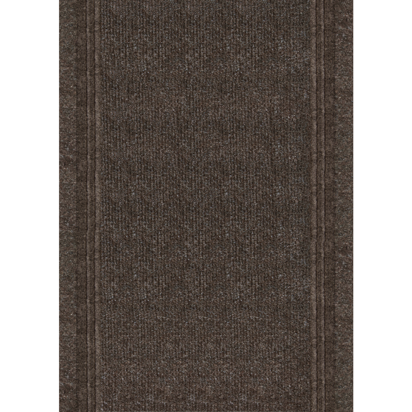 Multy Home Tracker 26 In. x 60 Ft. Brown Carpet Runner, Indoor/Outdoor Image 1