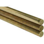 K&S .114, .081, & .072 In. x 12 In. Solid Brass Rod (3-Count) Image 1