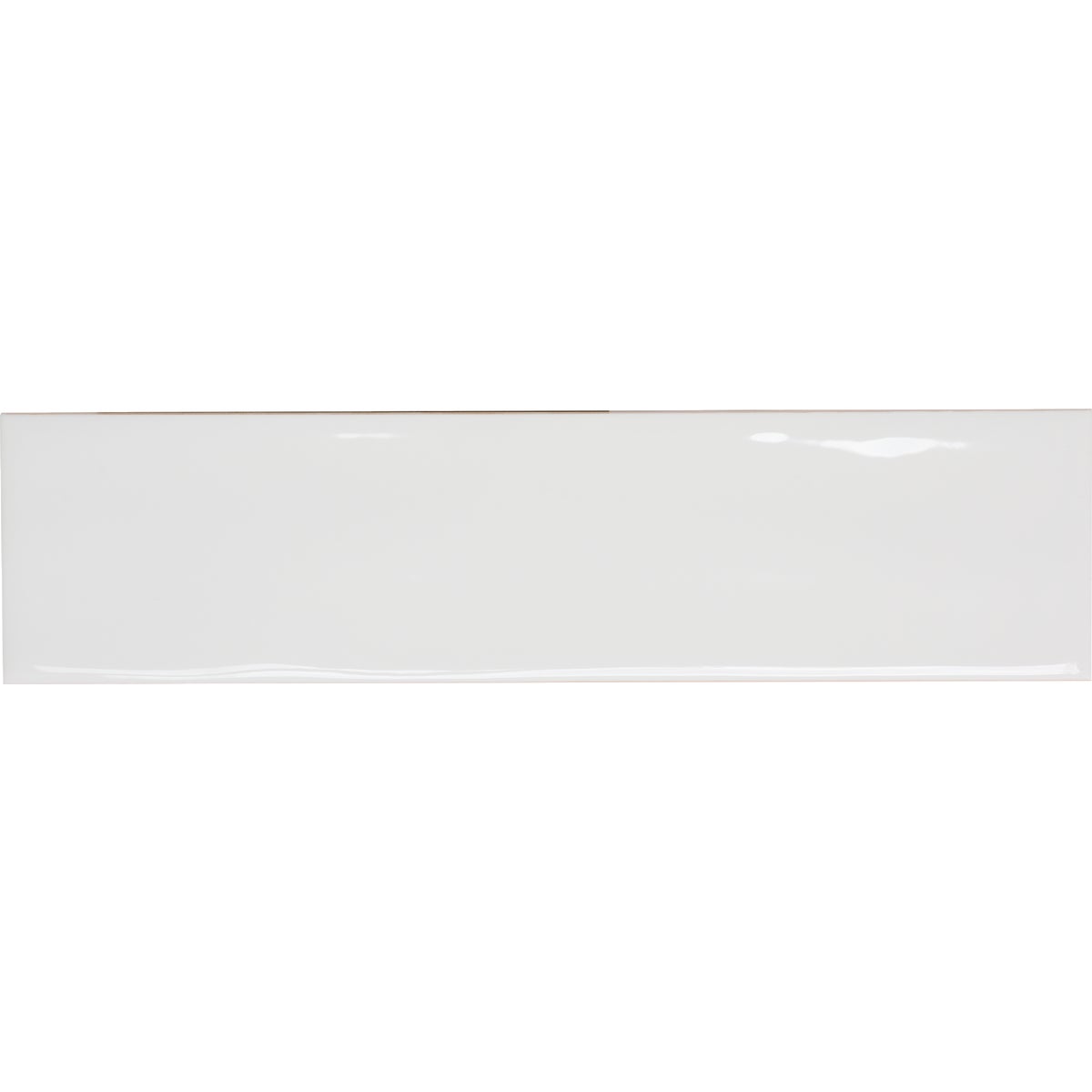 Emser Craft II 3 In. x 12 In. Glossy White Ceramic Wall Tile with Undulating Texture (5.6 Sq. Ft./Case)