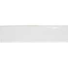 Emser Craft II 3 In. x 12 In. Glossy White Ceramic Wall Tile with Undulating Texture (5.6 Sq. Ft./Case) Image 1