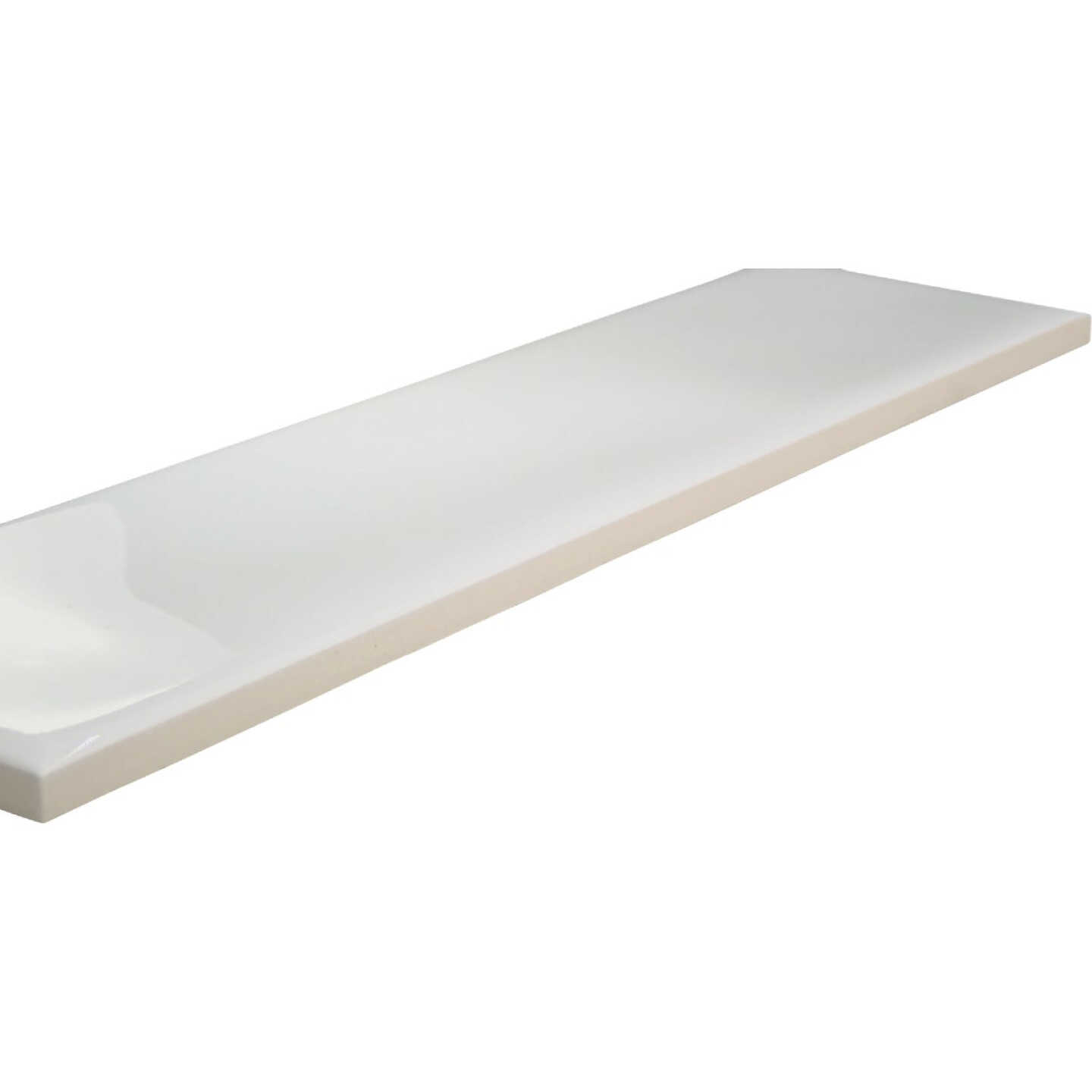 Emser Craft II 3 In. x 12 In. Glossy White Ceramic Wall Tile with Undulating Texture (5.6 Sq. Ft./Case) Image 2