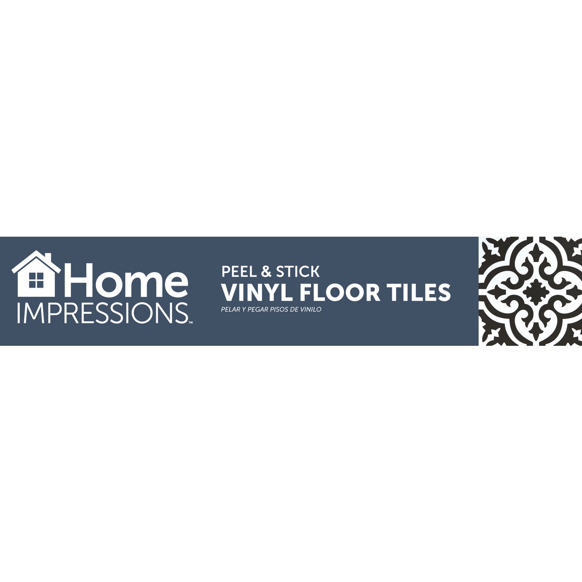 Home Impressions Black Telperion 12 In. x 12 In. Vinyl Floor Tile (45 Sq. Ft./Box) Image 3