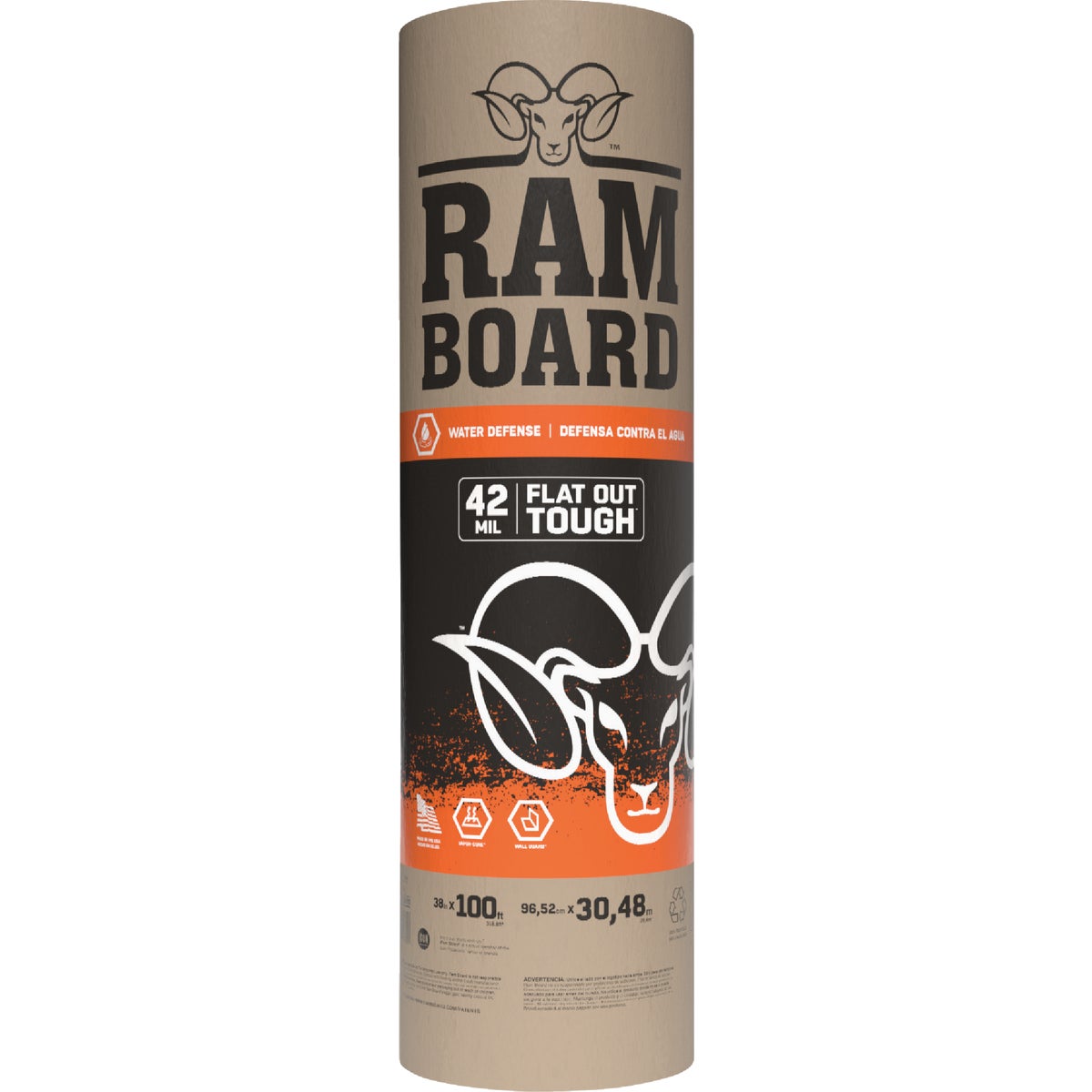 Ram Board 38 In. W x 100 Ft. L Temporary Floor Protector